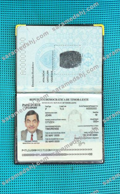 Timor-Leste passport photo look